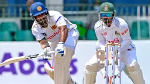 নিশাঙ্কা-চান্দিমাল জুটিতে দাপুটে লিড, দ্বিতীয় দিন শ্রীলঙ্কার